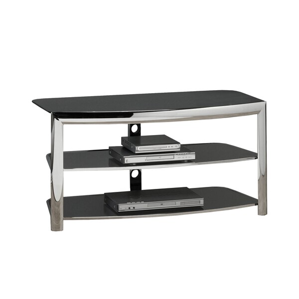 Monarch Specialties Tv Stand, 43 Inch, Console, Storage Shelves, Living Room, Bedroom, Metal